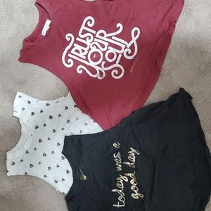 3- spiritual gangster crop flowy tanks